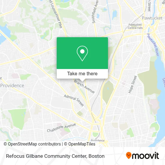 Refocus Gilbane Community Center map