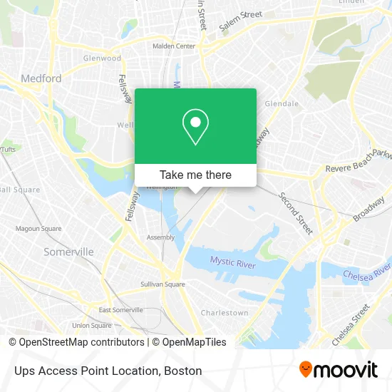 Ups Access Point Location map