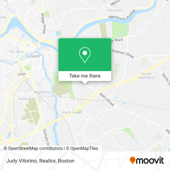 Judy Vitorino, Realtor map