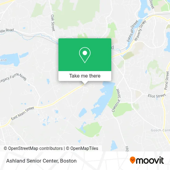 Ashland Senior Center map