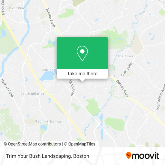Trim Your Bush Landscaping map