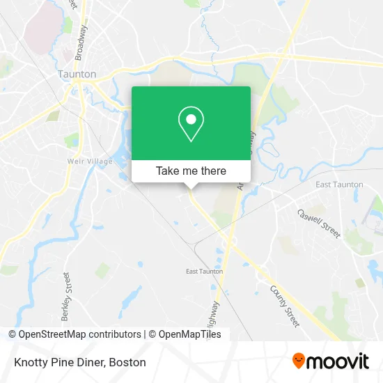 Knotty Pine Diner map