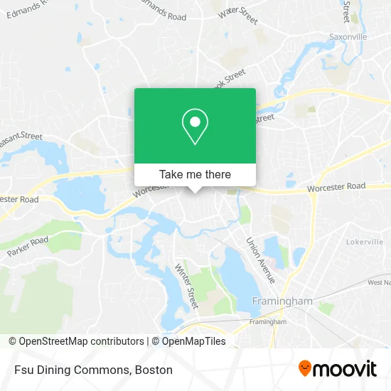 Fsu Dining Commons map