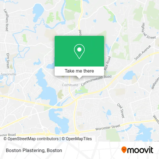 Boston Plastering map