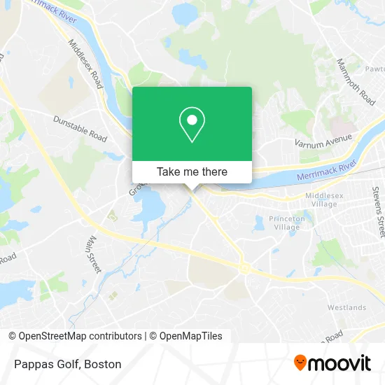 Pappas Golf map