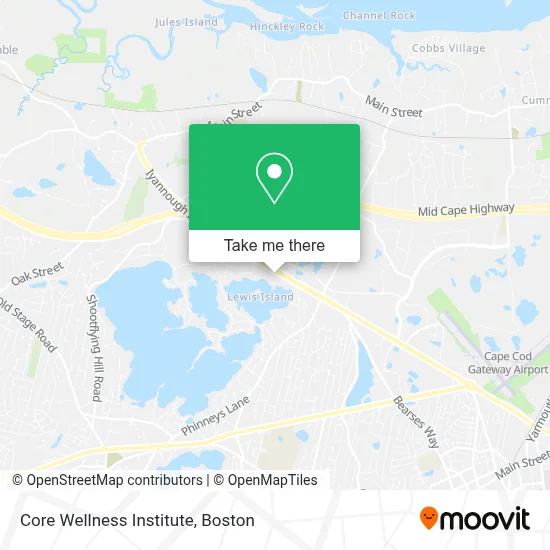 Core Wellness Institute map