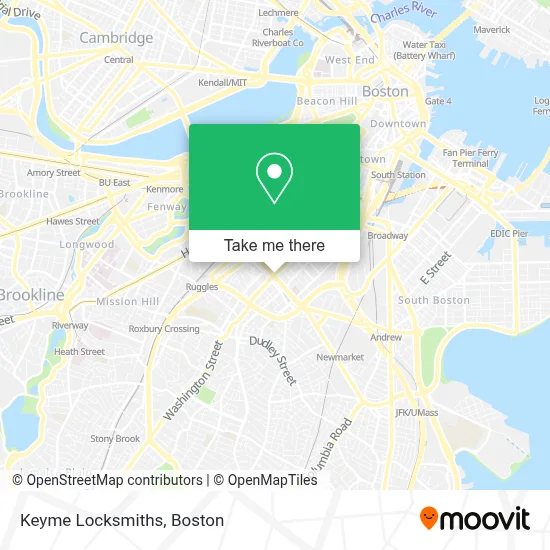 Keyme Locksmiths map