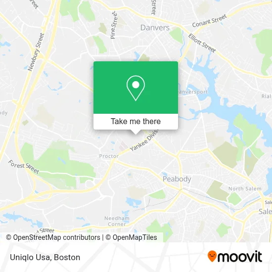 Uniqlo Usa map