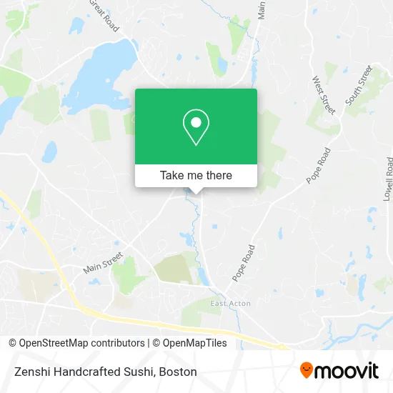 Zenshi Handcrafted Sushi map