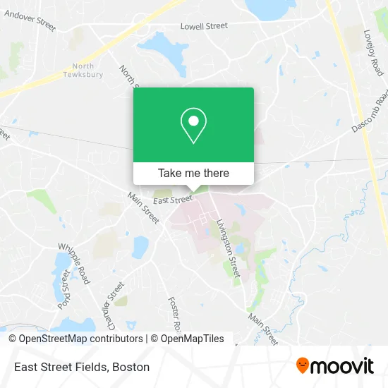 East Street Fields map