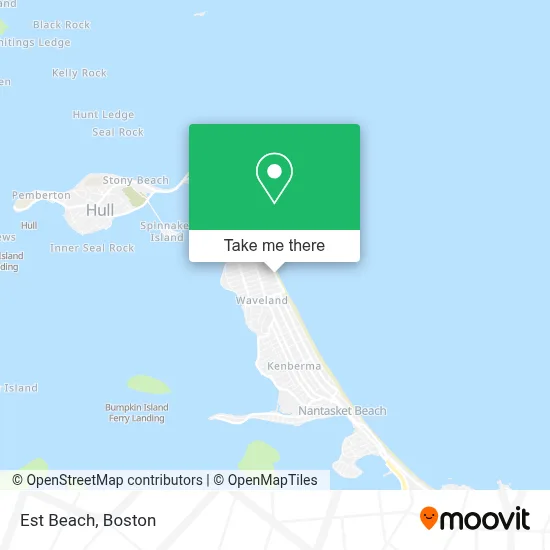 Est Beach map