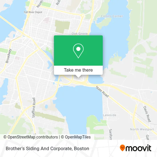Brother's Siding And Corporate map