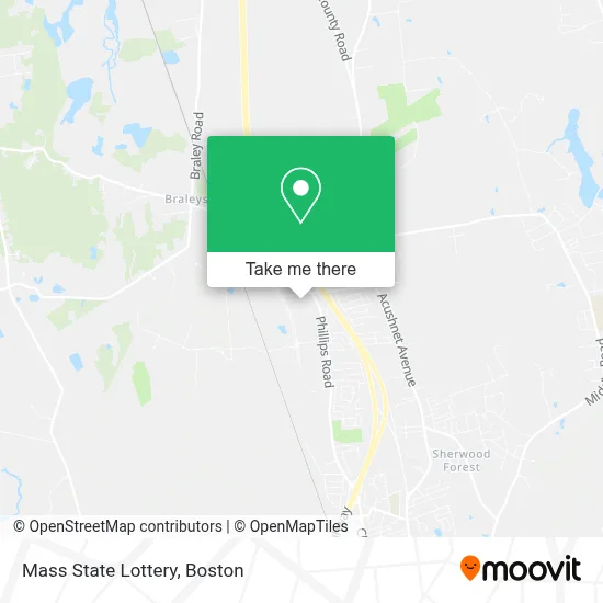 Mass State Lottery map