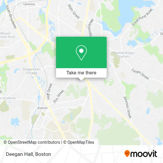 Deegan Hall map