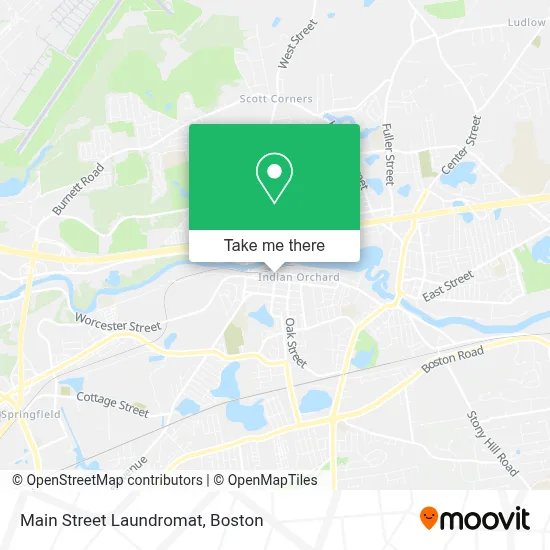 Main Street Laundromat map