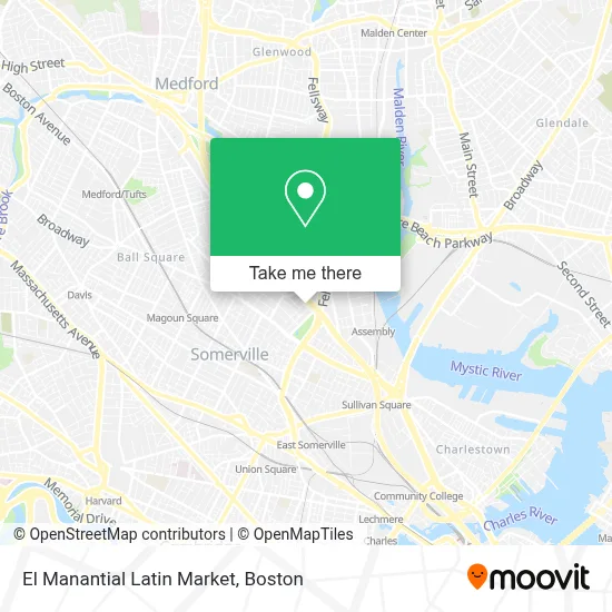 El Manantial Latin Market map
