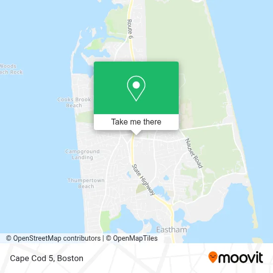 Cape Cod 5 map