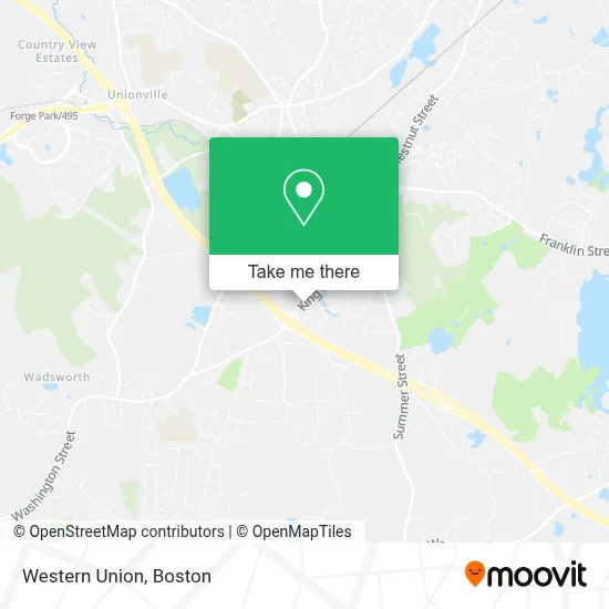 Western Union map