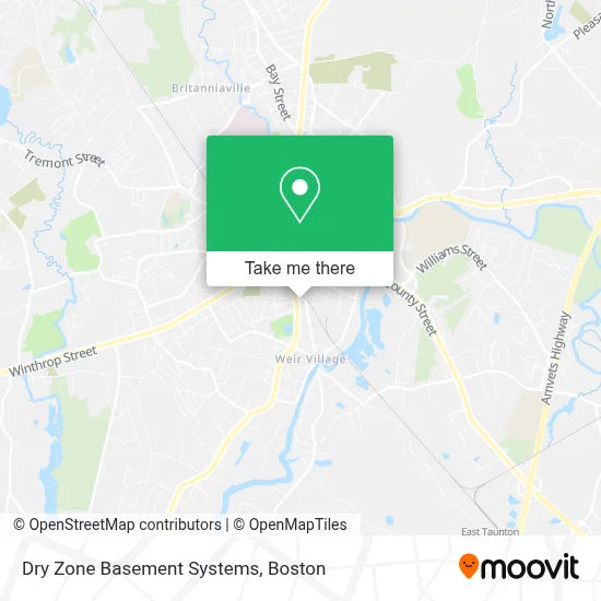 Dry Zone Basement Systems map
