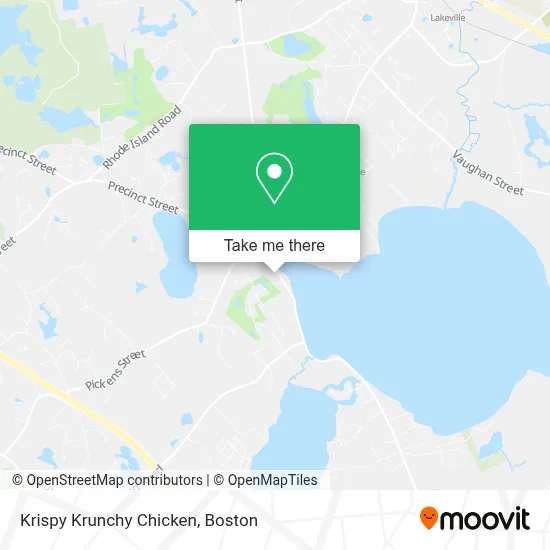 Krispy Krunchy Chicken map