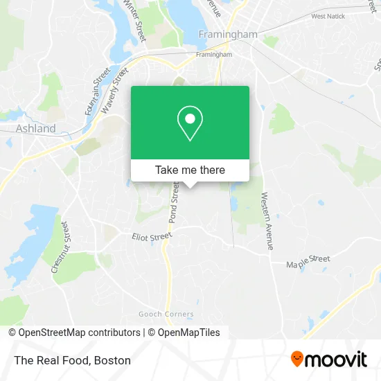 The Real Food map