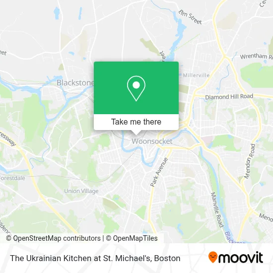 The Ukrainian Kitchen at St. Michael's map