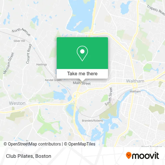 Club Pilates map