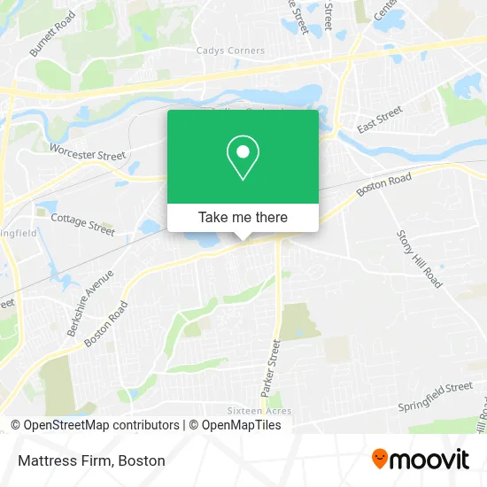 Mattress Firm map
