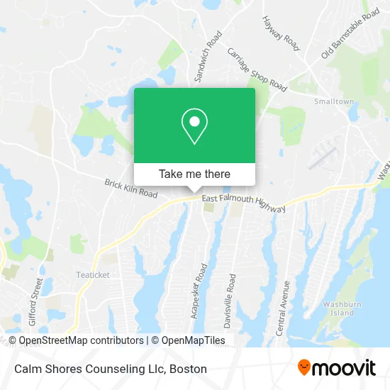 Calm Shores Counseling Llc map