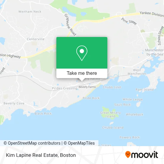 Kim Lapine Real Estate map