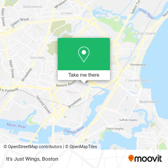 It's Just Wings map