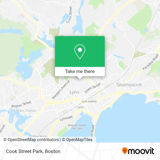 Cook Street Park map