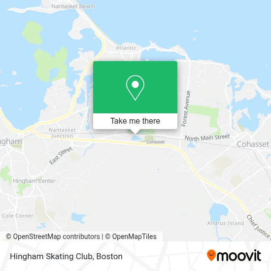 Hingham Skating Club map