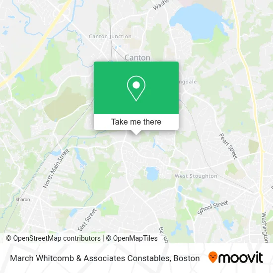 March Whitcomb & Associates Constables map
