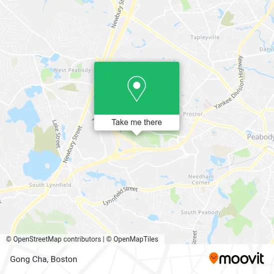 Gong Cha map