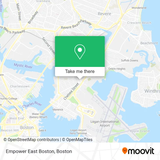 Empower East Boston map