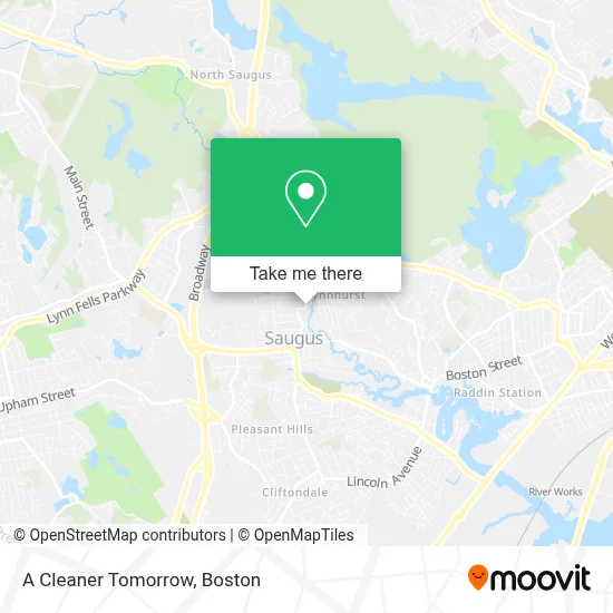 A Cleaner Tomorrow map