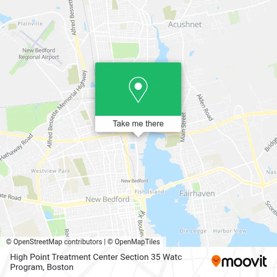 High Point Treatment Center Section 35 Watc Program map