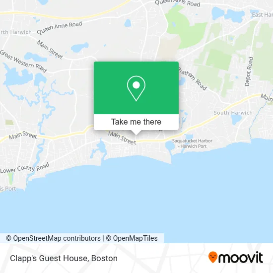 Clapp's Guest House map
