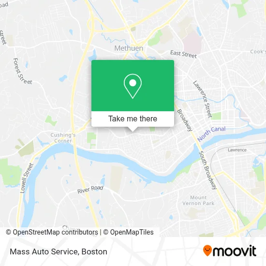 Mass Auto Service map