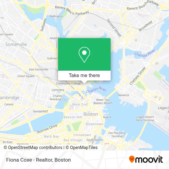Fiona Coxe - Realtor map