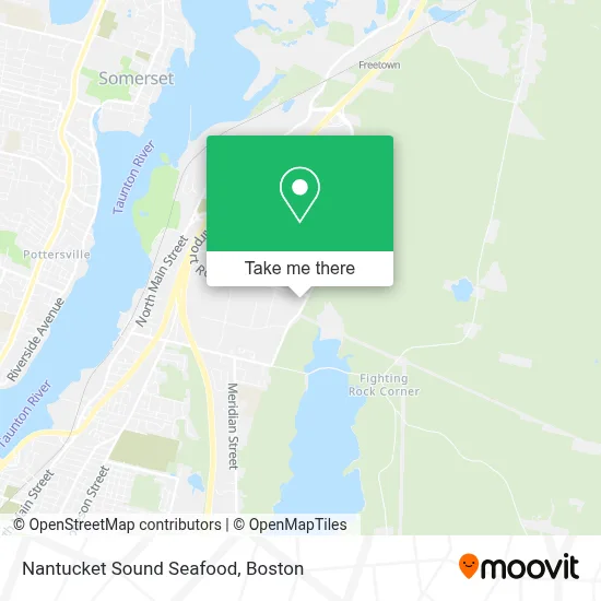 Nantucket Sound Seafood map