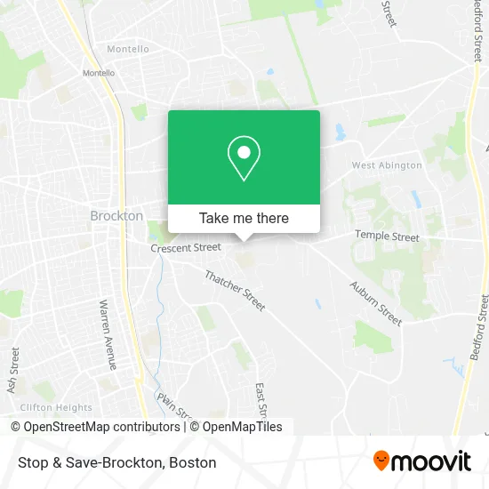 Stop & Save-Brockton map