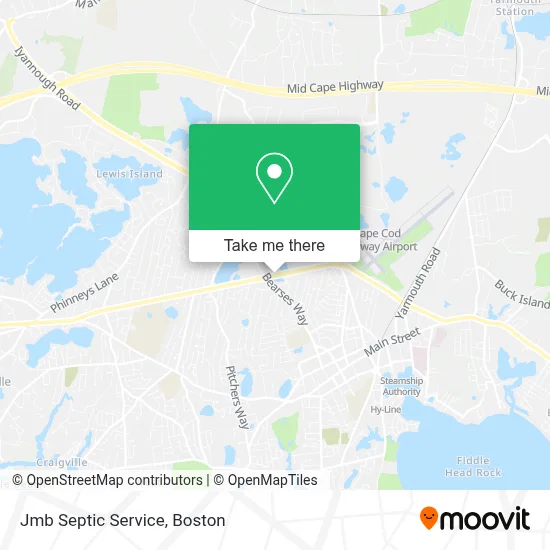 Jmb Septic Service map