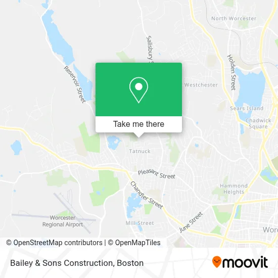 Bailey & Sons Construction map