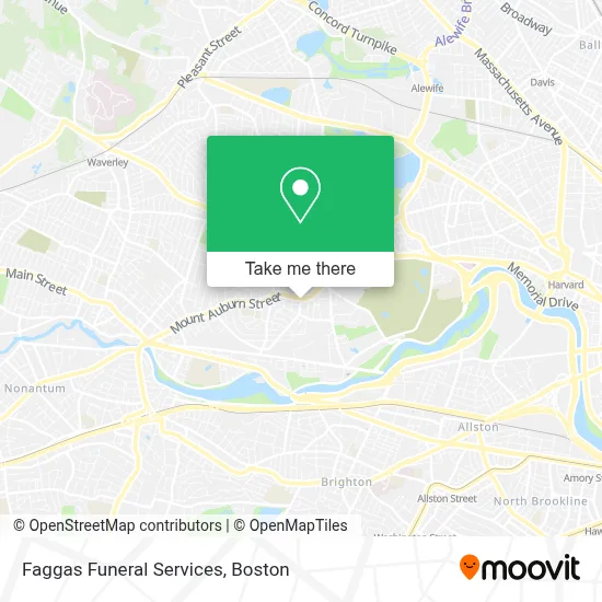 Faggas Funeral Services map
