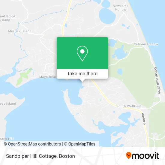Sandpiper Hill Cottage map