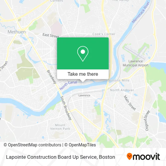 Lapointe Construction Board Up Service map