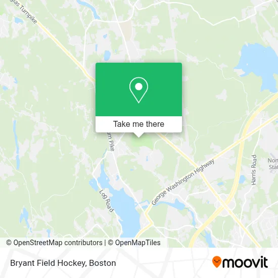 Bryant Field Hockey map