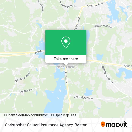 Christopher Caluori Insurance Agency map